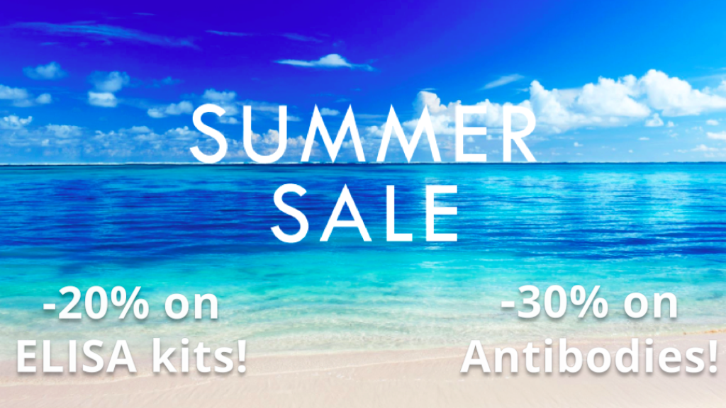 Summer sale 2019 !      20% off on ELISA kits and 30% off on antibodies